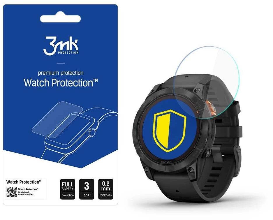 3MK Watch Protection hybridní sklo FlexibleGlass Garmin Fenix 7 Pro Solar