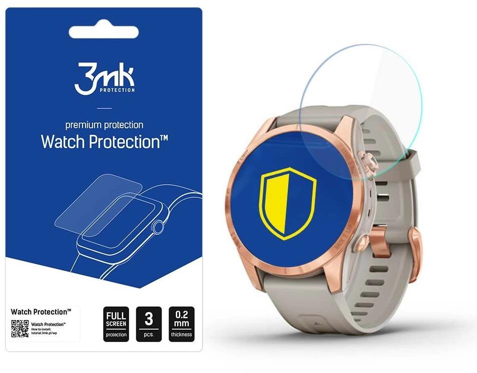 3MK Watch Protection hybridní sklo FlexibleGlass Garmin Fenix 7S Pro Solar