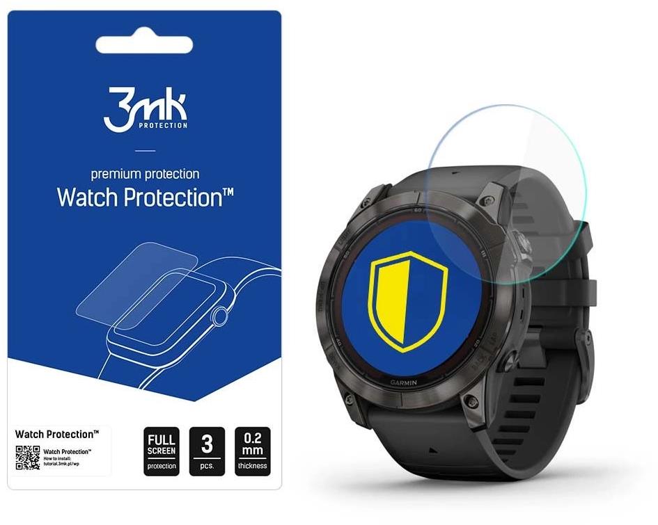 3MK Watch Protection hybridní sklo FlexibleGlass Garmin Fenix 7X Pro Solar