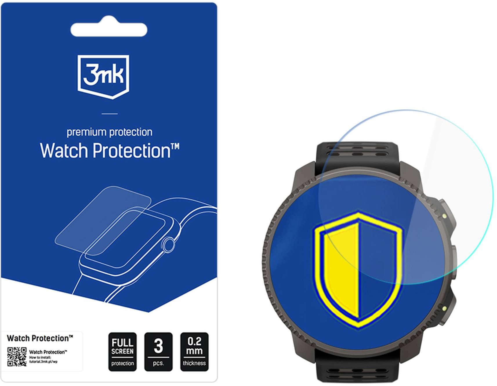 3MK hybridní sklo Watch Protection FlexibleGlass pro Aligator Watch GPS