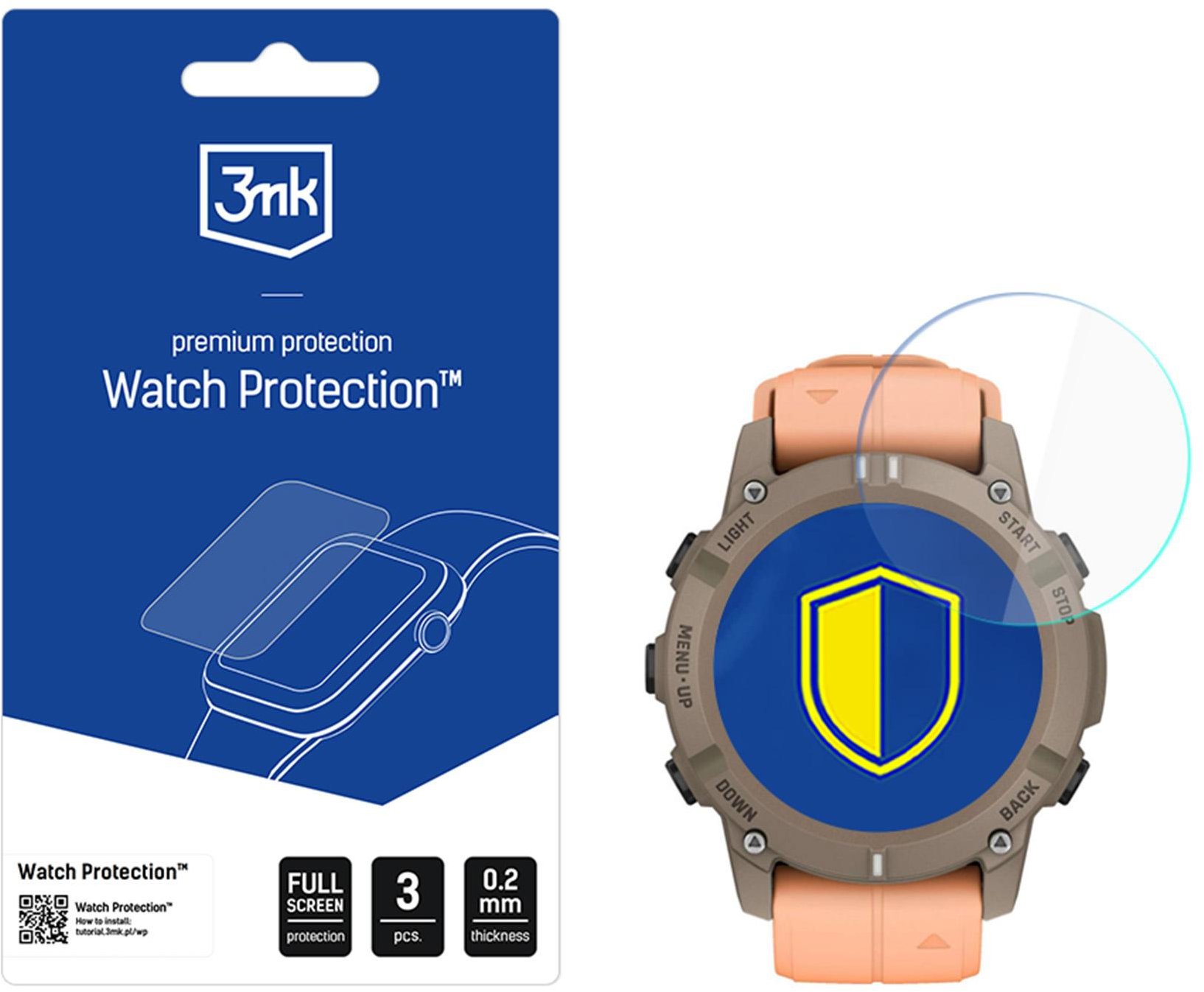 3MK Watch Protection FlexibleGlass pro Garmin Descent G2