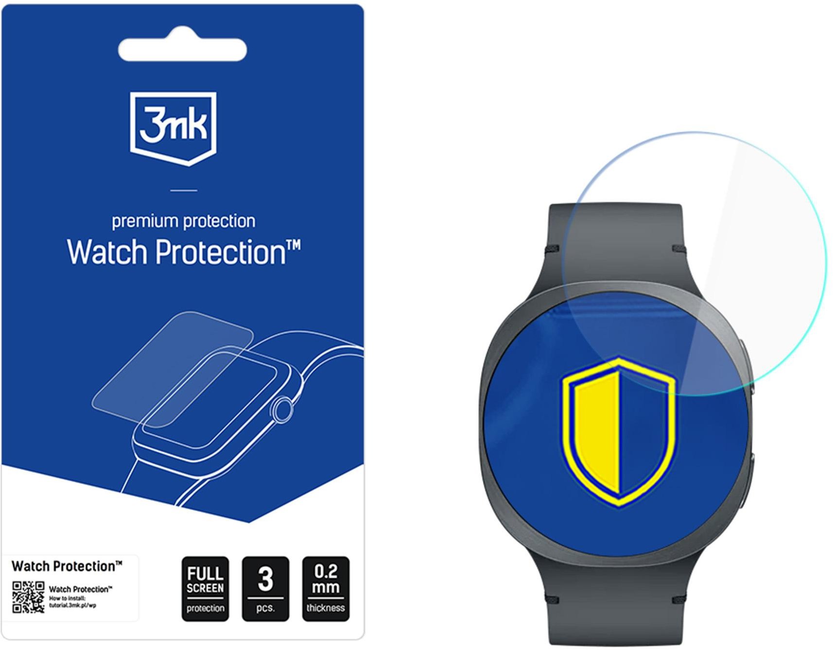 3MK Watch Protection FlexibleGlass pro Samsung Galaxy Watch 8 44mm