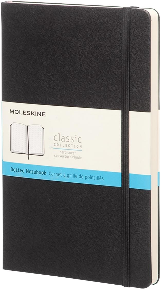 Moleskine S - zápisník s tvrdou deskou a tečkovaným papírem