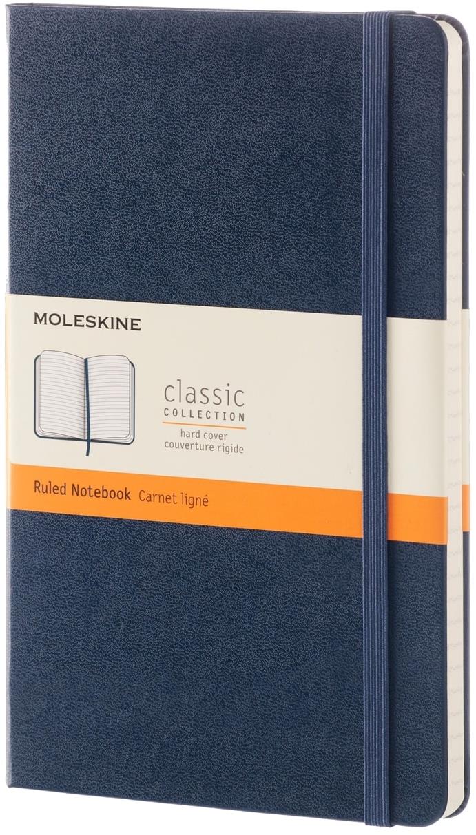 Moleskine S - zápisník s tvrdou deskou a linkovanou vazbou