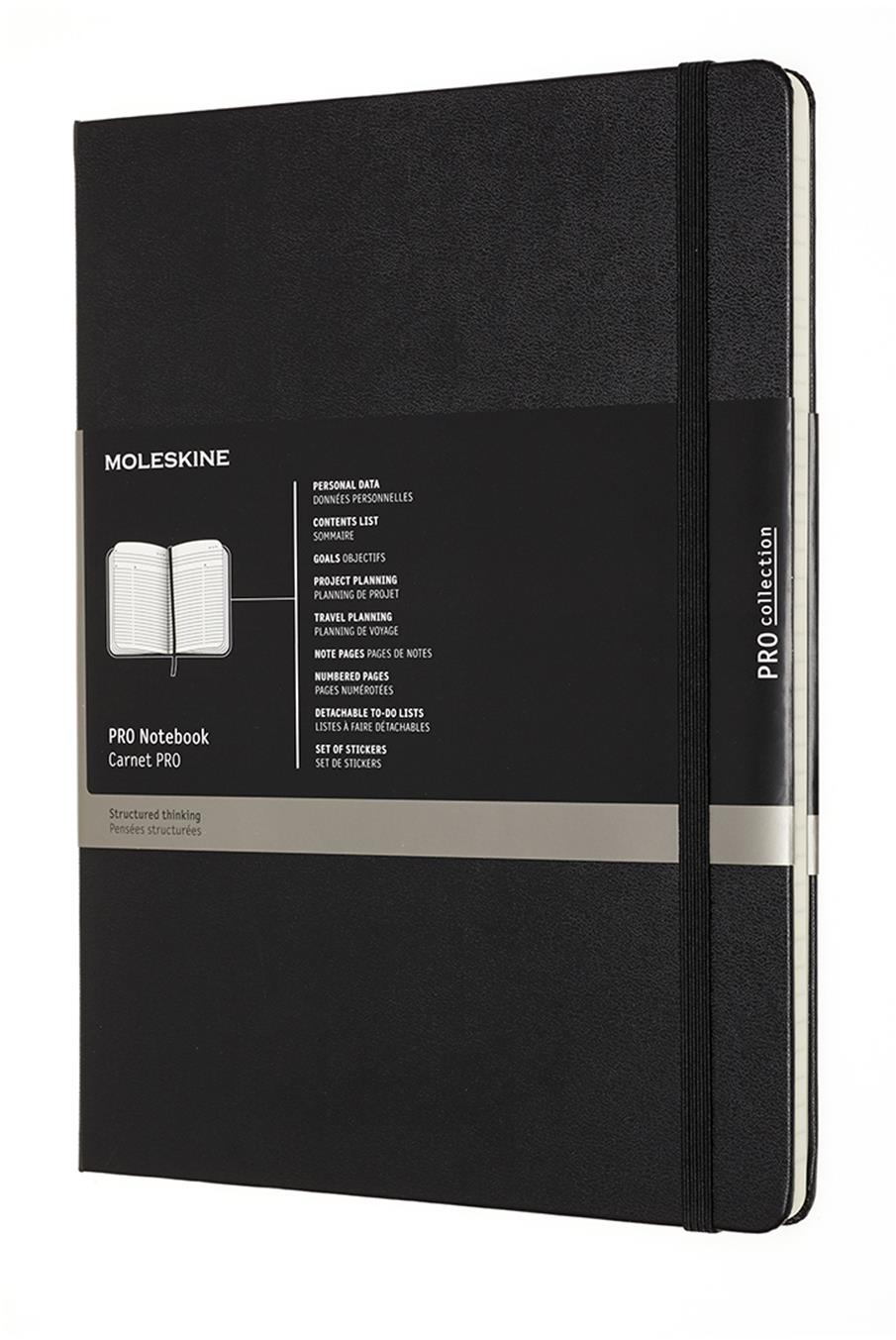 MOLESKINE Professional XL - zápisník s tvrdými deskami