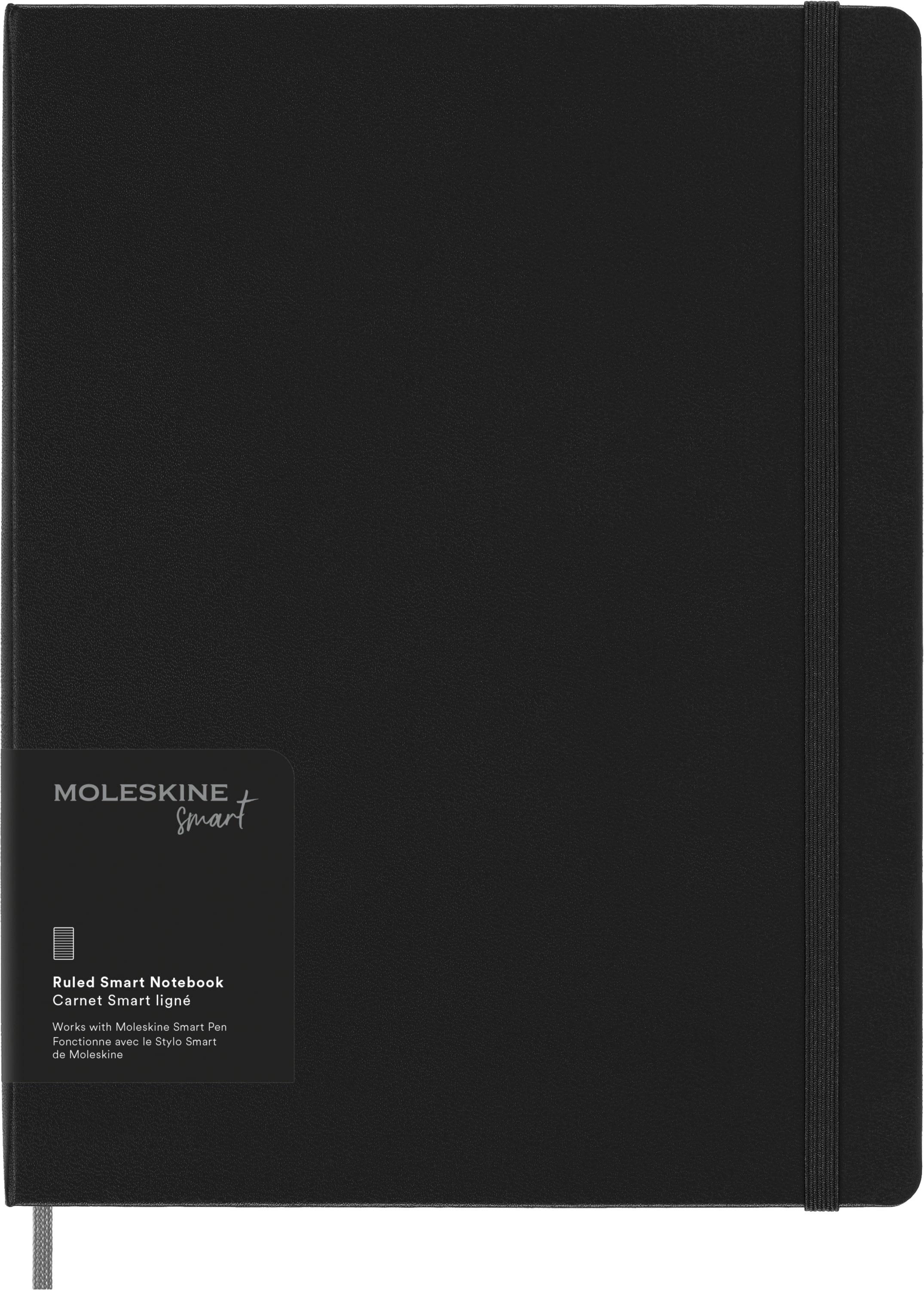 MOLESKINE Smart Writing XL - tvrdá deska s linkovaným systémem.