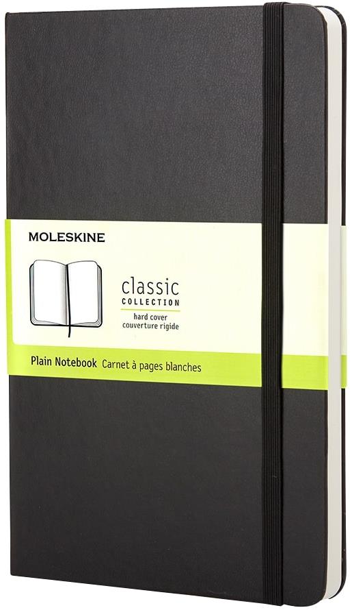 MOLESKINE S - Tvrdé desky, čisté, černé