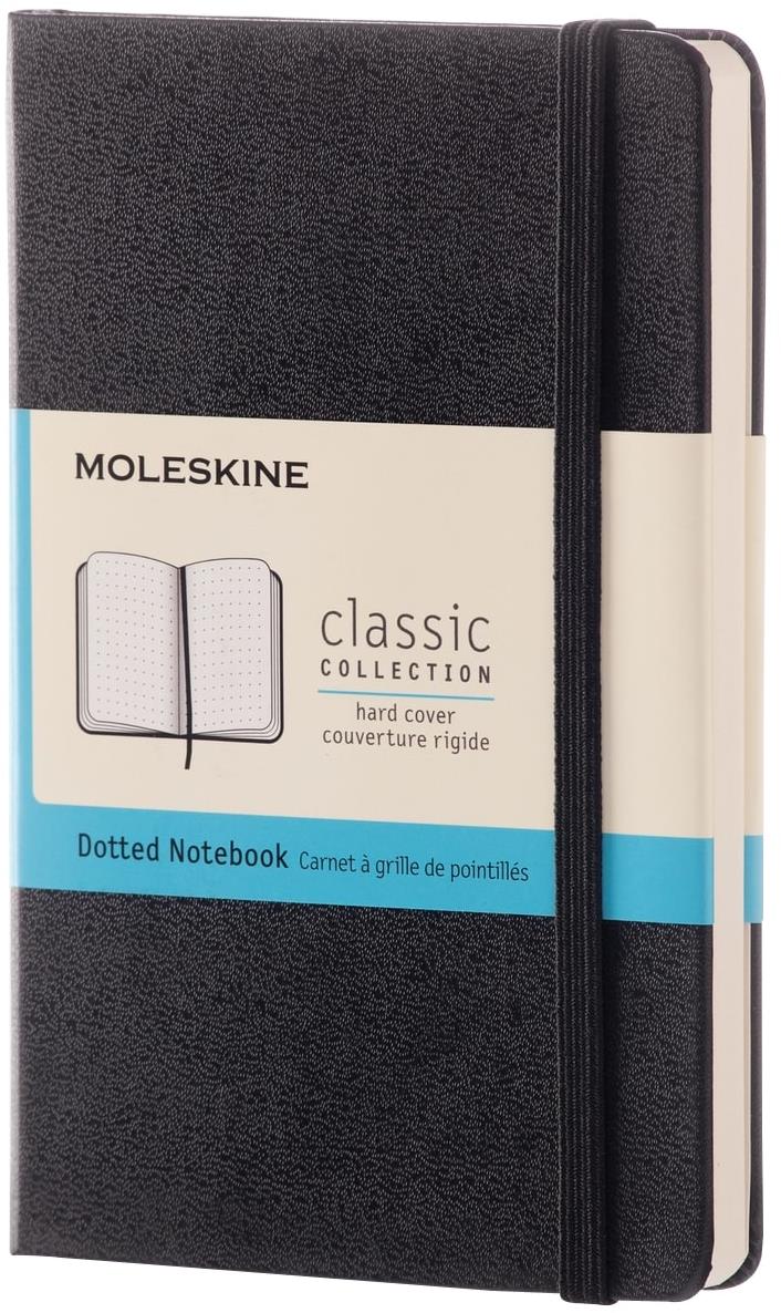 Moleskine S - zápisník s tvrdou deskou a tečkovaným papírem