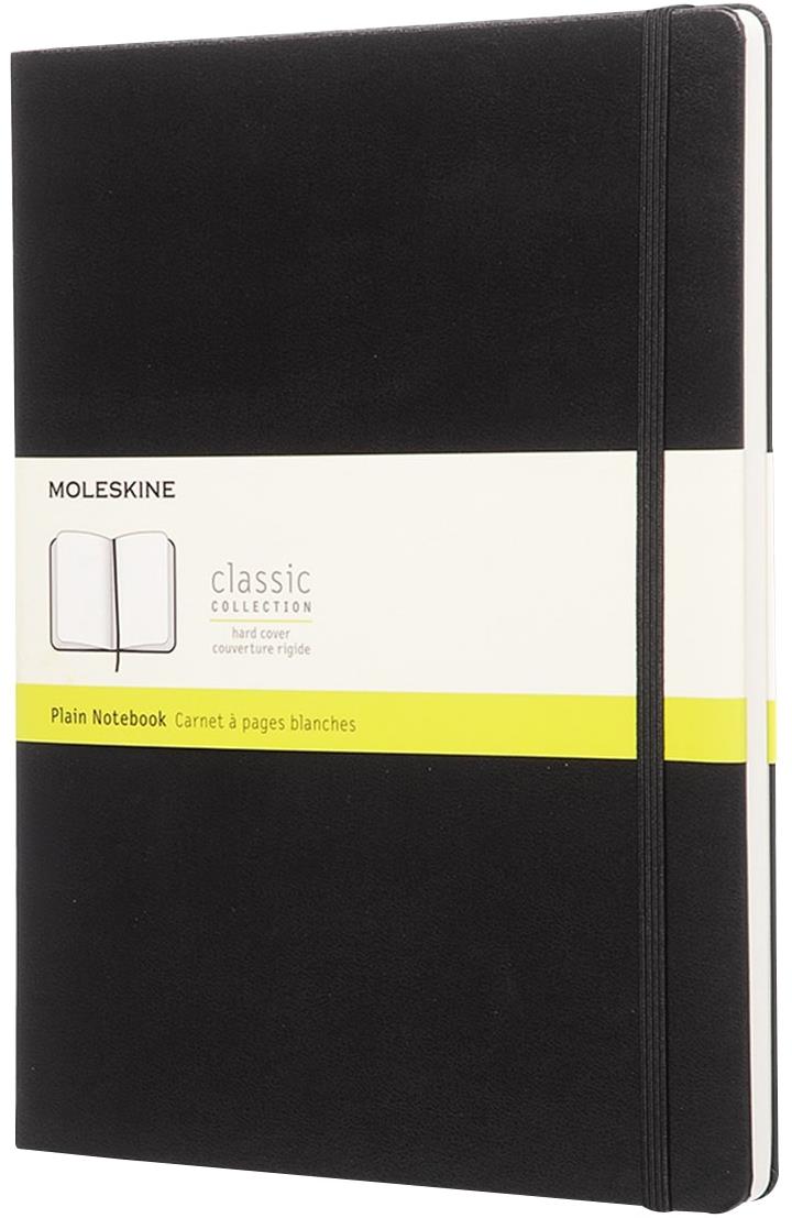 MOLESKINE S - Tvrdé desky, čisté, černé