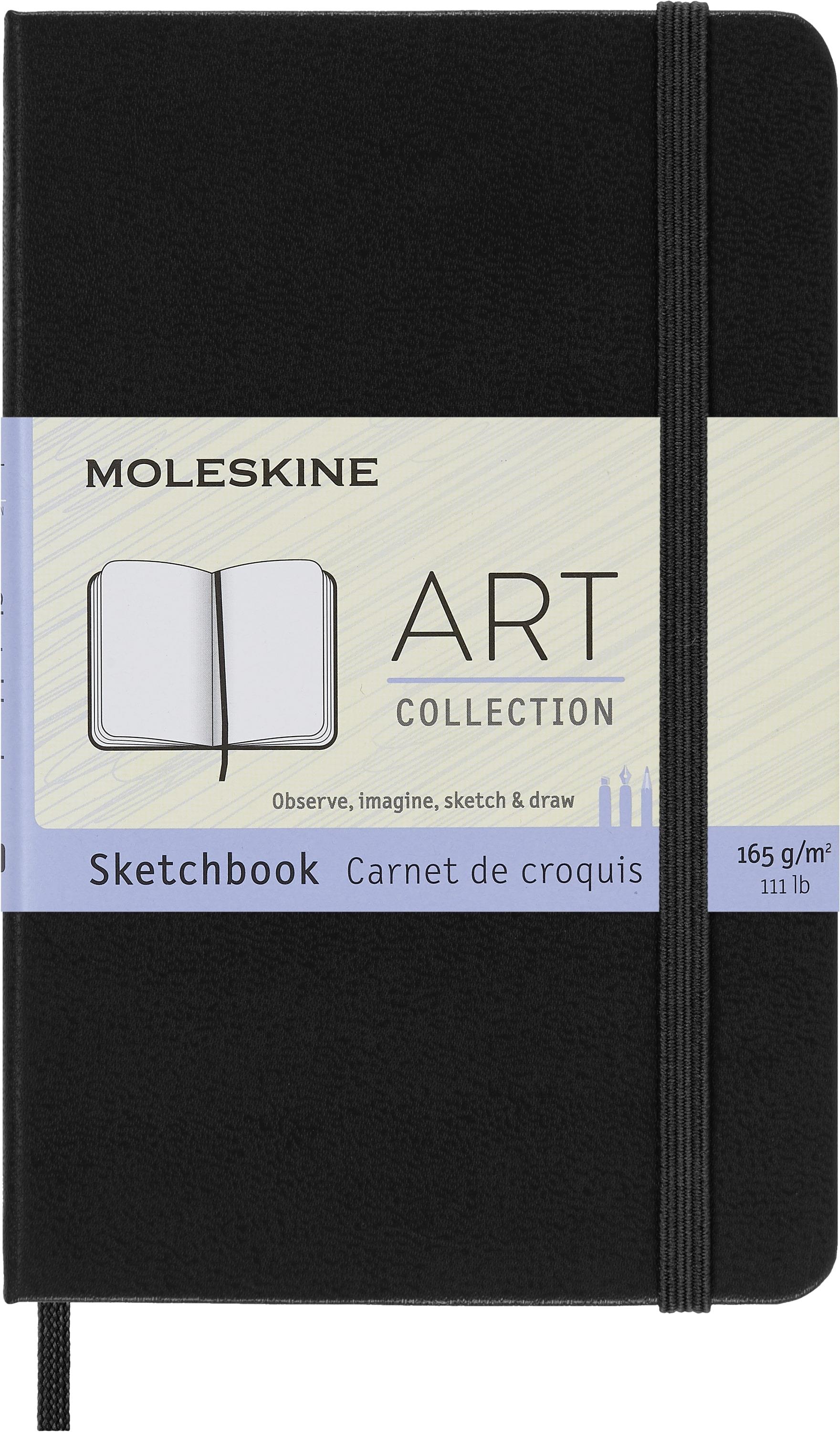 MOLESKINE Sketchbook S, tvrdé desky, černý