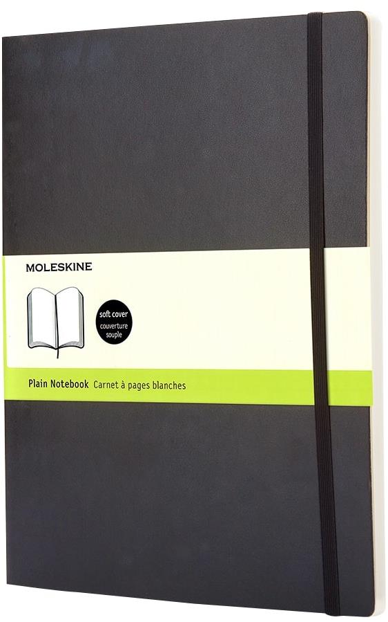 MOLESKINE XL zápisník s měkkými deskami v černé barvě