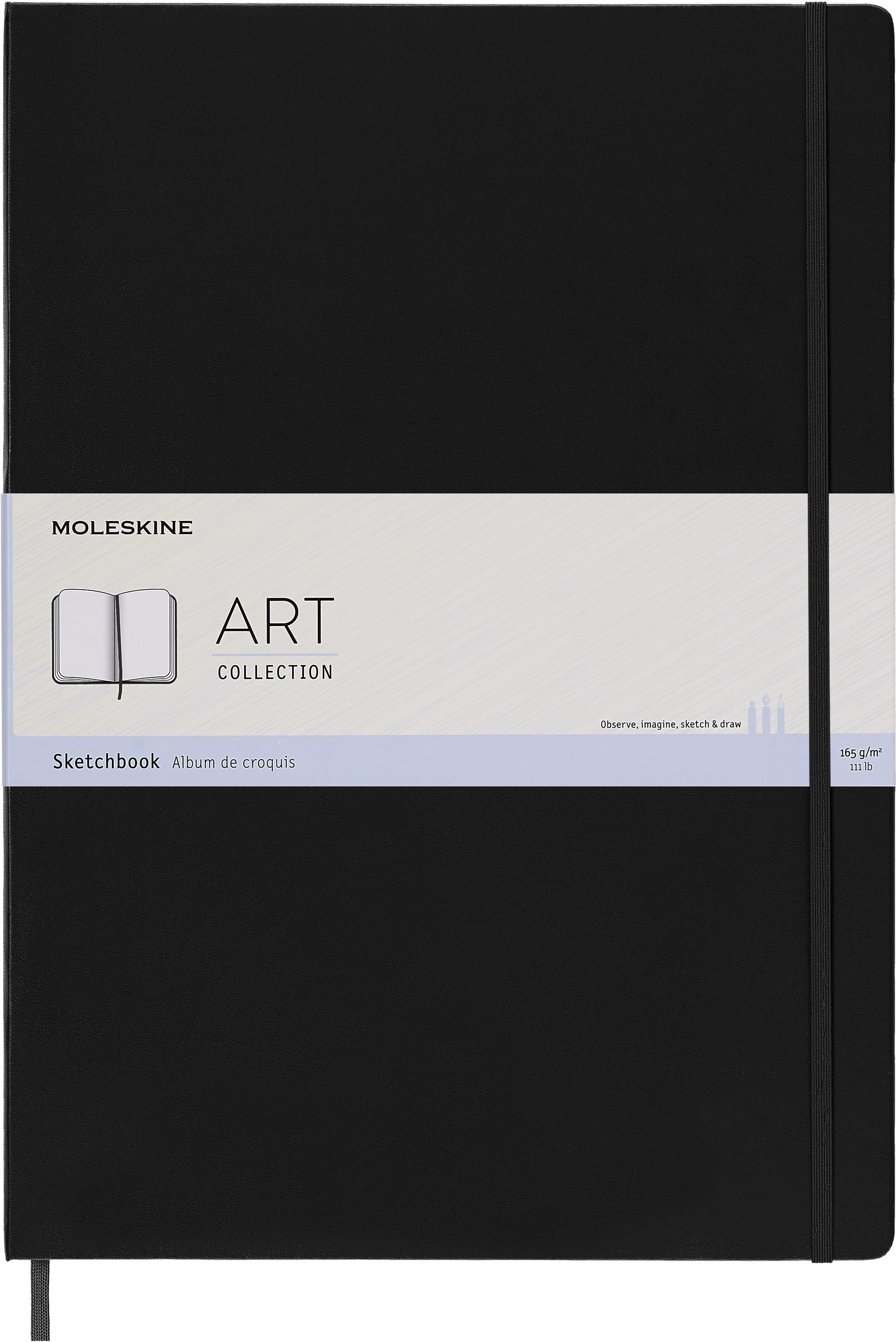 MOLESKINE A3 skicář s tvrdými deskami v černé barvě