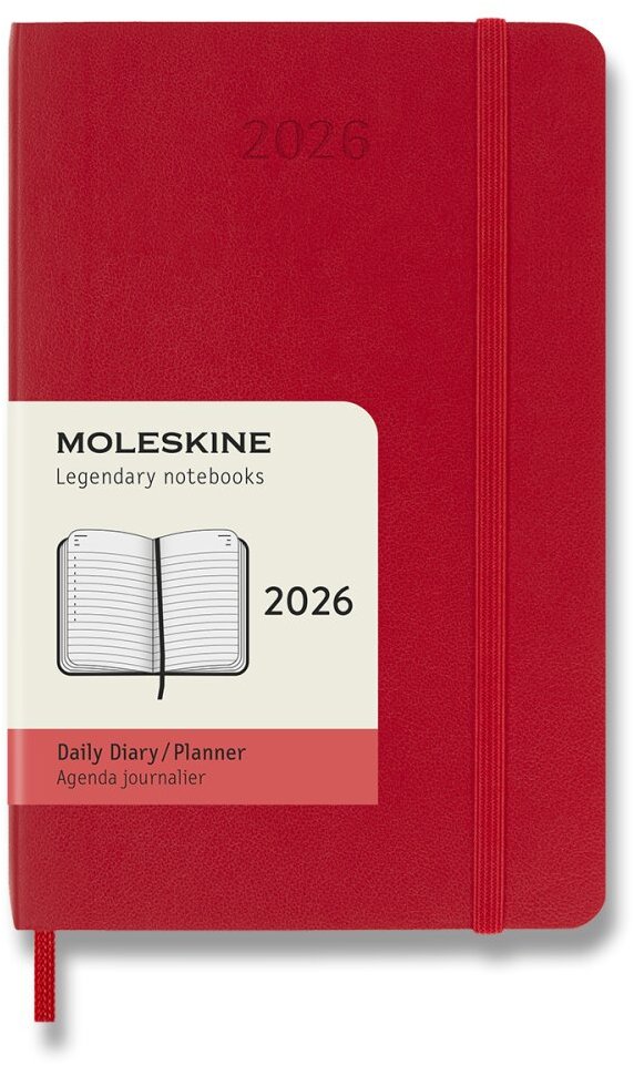 Denní deska Moleskine 2026 L - měkké desky pro každodenní použití