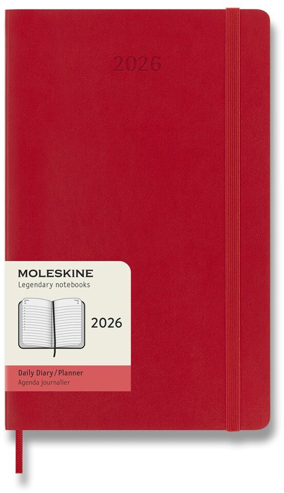 Denní deska Moleskine 2026 L - měkké desky pro každodenní použití