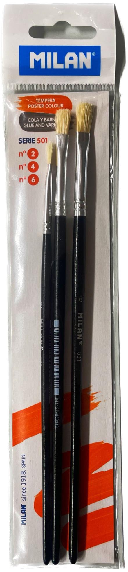 Štětce MILAN 501 - kvalitní štětce pro školy, kanceláře a domácnosti