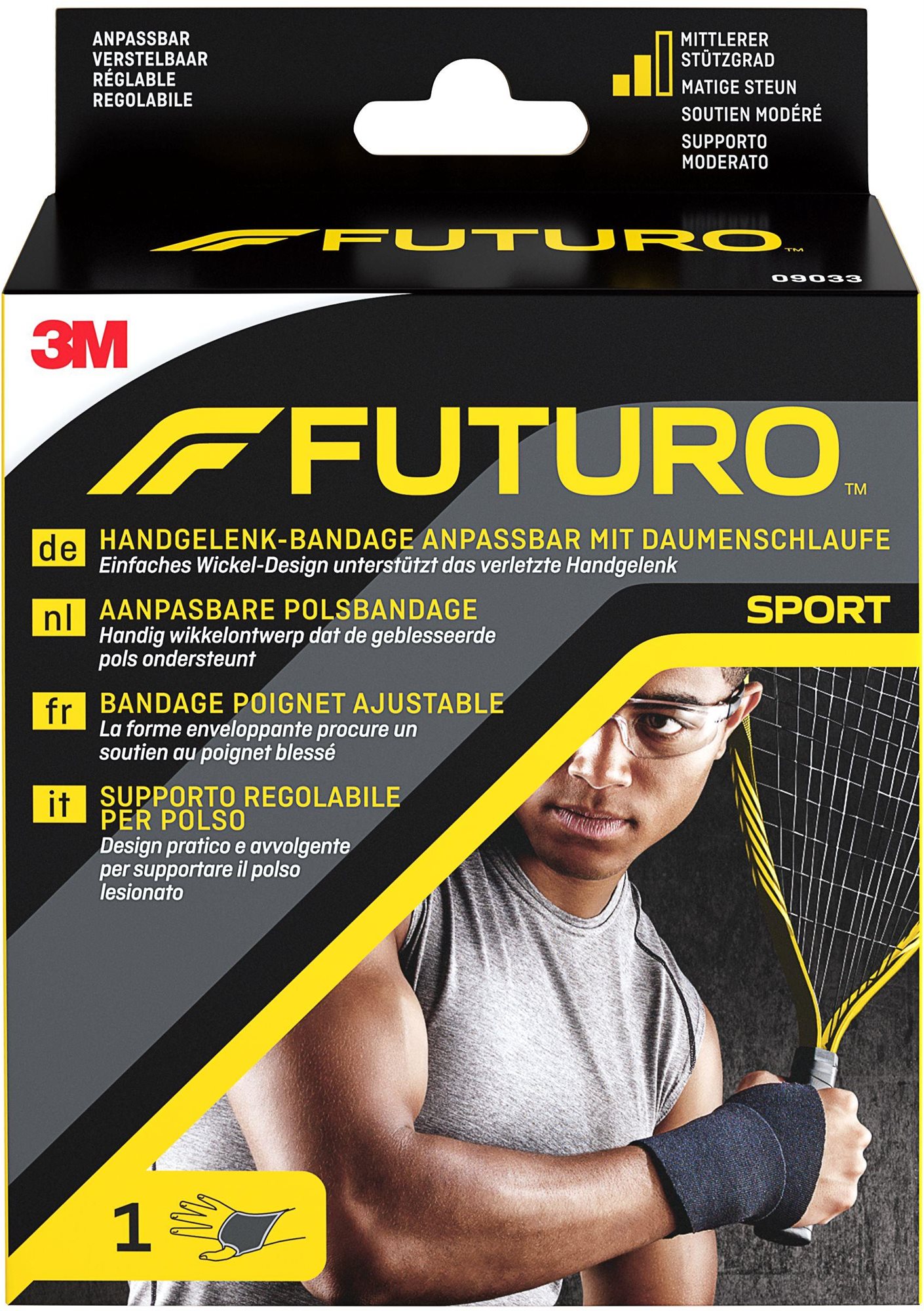3M FUTURO™ 9033 univerzální zápěstní bandáž SPORT