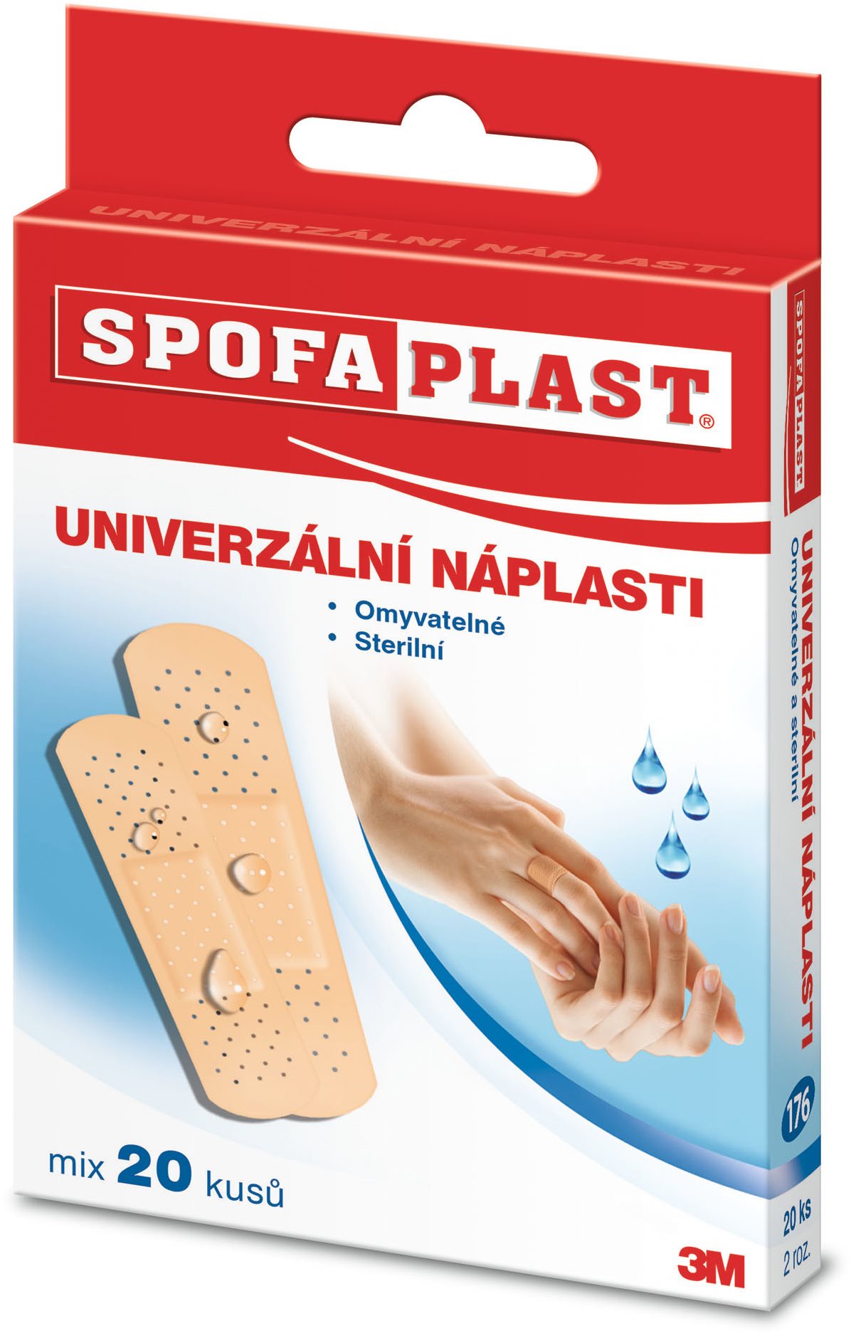Spofaplast Univerzální náplasti 176N, mix, 20ks