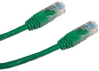 Datacom CAT5E UTP zelený 0.5m