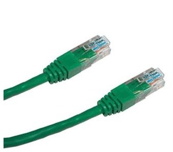 Kabel Datacom CAT6, UTP, 0,25m zelený
