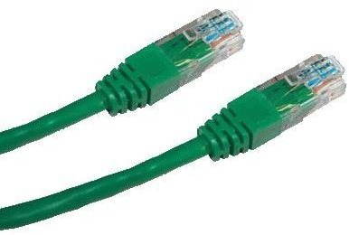 Datacom CAT6, UTP, 0.5m, zelený - kvalitní kabel pro počítačové sítě