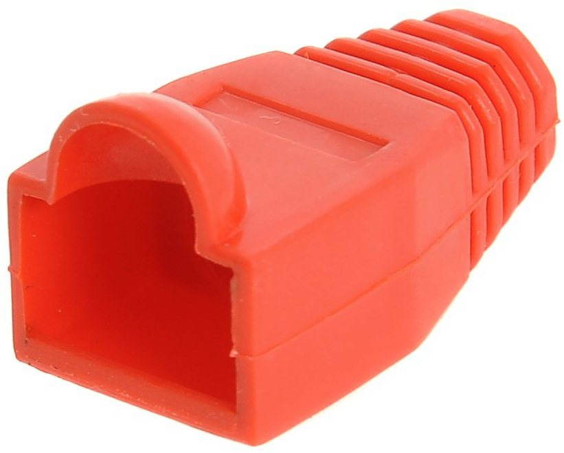 Datacom RJ45 10-pack, plastová, červená