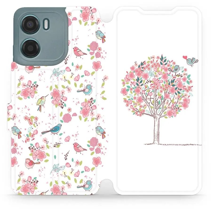 Mobiwear flip knížkové pro Motorola Moto G05 - Strom