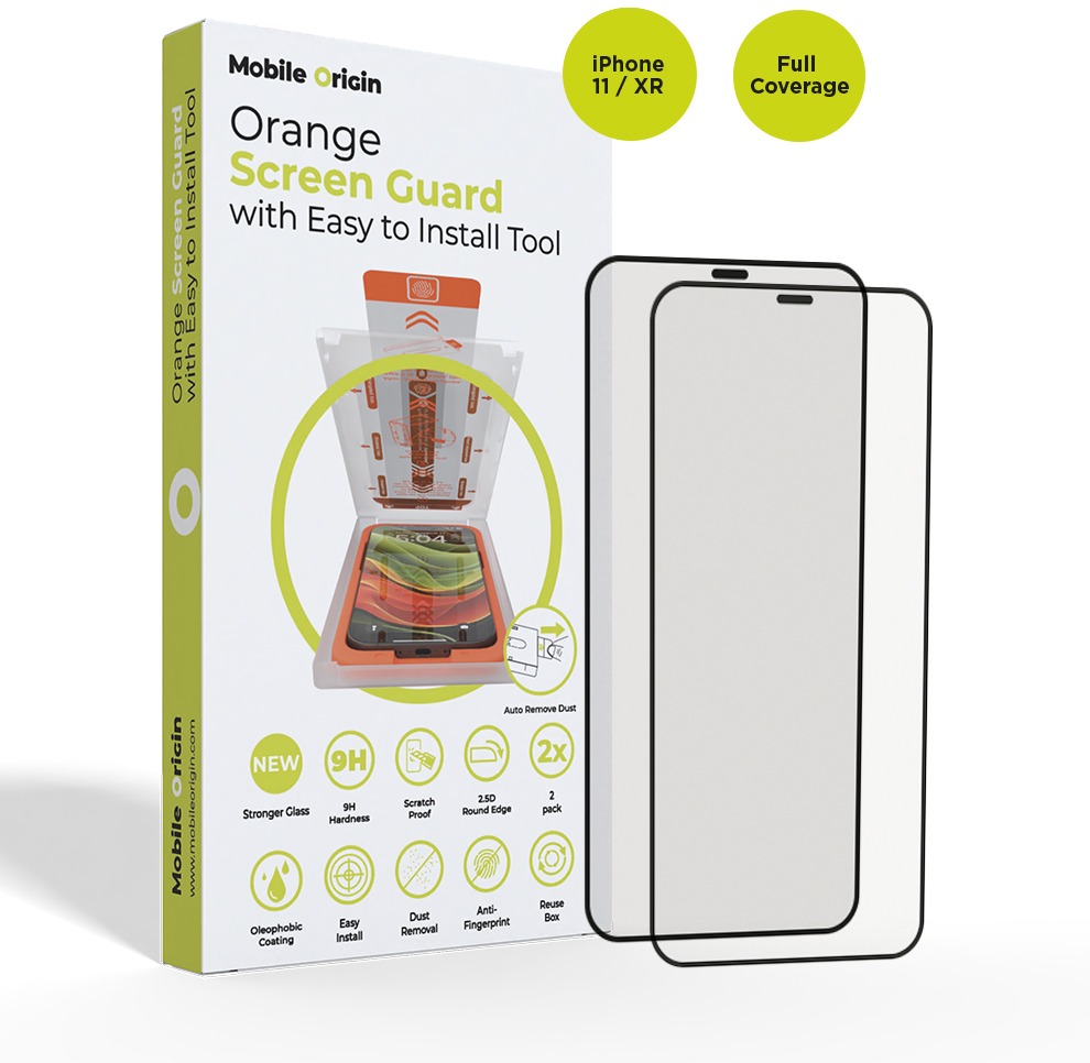 Mobile Origin Screen Guard iPhone 11 / XR 2ks s aplikátorem