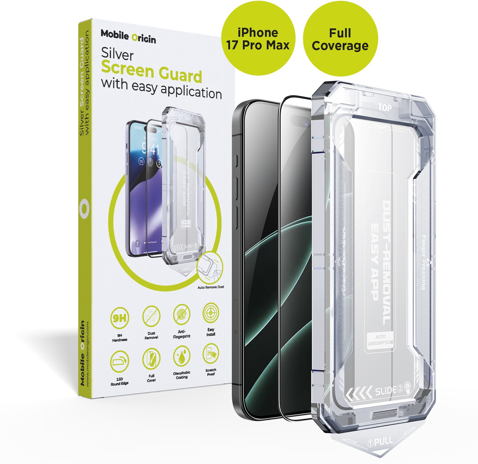Mobile Origin Screen Guard With Easy Application iPhone 17 Pro Max