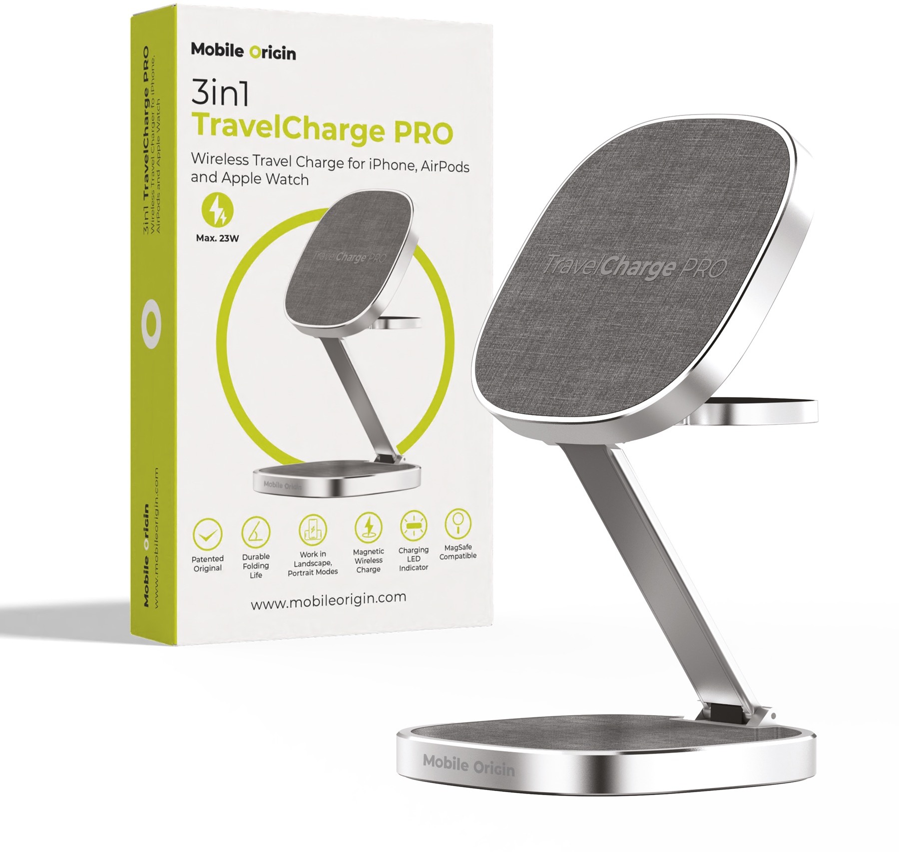 Mobile Origin TravelCharge PRO Silver