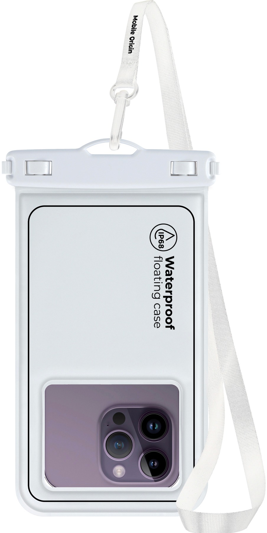 Mobile Origin Waterproof Floating Case 6.5" White/Black