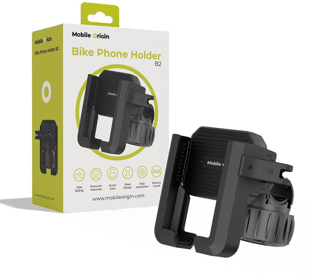 Mobile Origin Bike Phone Holder B2 Black