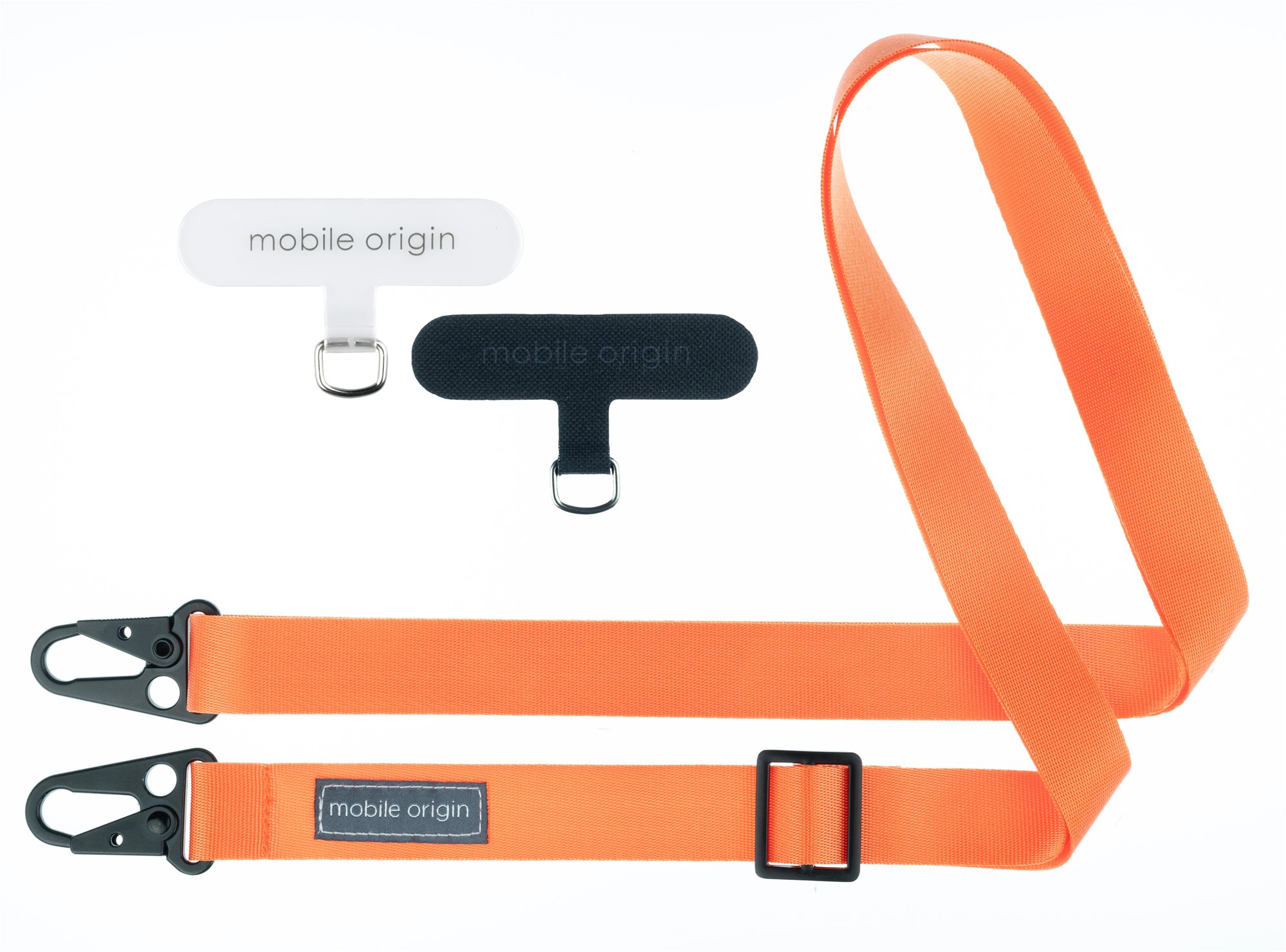 Mobile Origin Lanyard Tape 25mm Orange 84 - 165cm