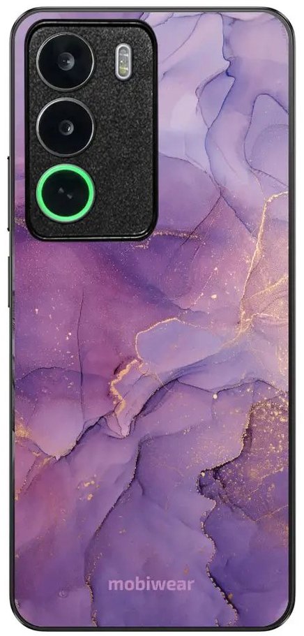 Mobiwear Glossy lesklý pro Realme C71 - Fialový mramor