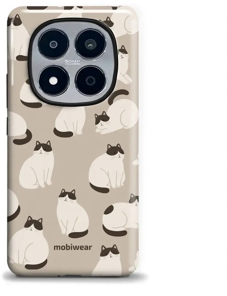 Mobiwear Odolné pouzdro Xiaomi Redmi Note 15 Pro+ 5G - Elite Pro E160E Kočičáci