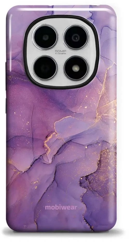 Mobiwear Odolné pouzdro Xiaomi Redmi Note 15 5G - Elite Pro EP20E Fialový mramor