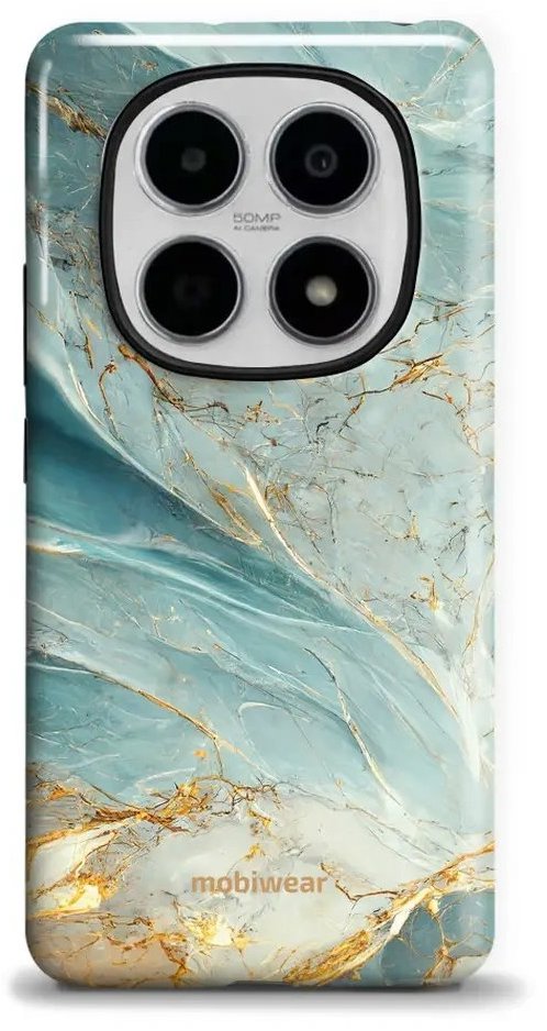 Mobiwear Odolné pouzdro Xiaomi Redmi Note 15 5G - Elite Pro EP34E Zelenkavý mramor