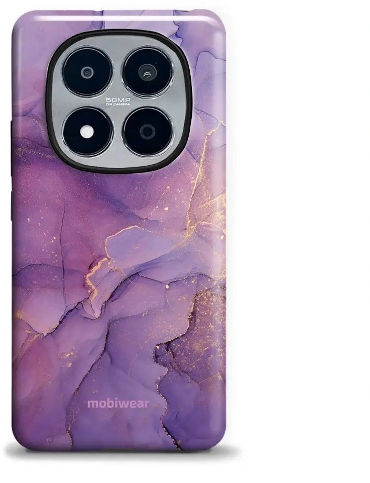Mobiwear Odolné pouzdro Xiaomi Redmi Note 15 Pro 5G - Elite Pro EP20E Fialový mramor