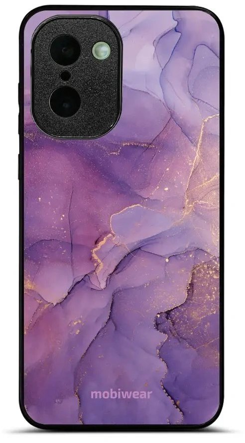 Mobiwear Lesklé pouzdro Glossy pro OnePlus 15R - G050G fialový mramor