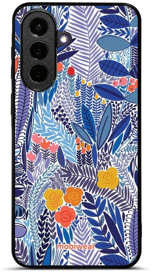 Mobiwear Lesklé pouzdro Glossy pro Samsung Galaxy A57 5G - G037G květena