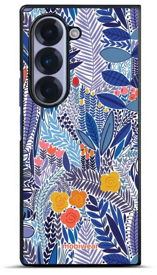 Mobiwear Lesklé pouzdro Glossy pro Samsung Galaxy Z Fold6 - G037G květena