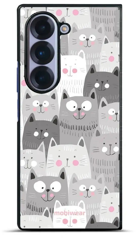 Mobiwear Lesklé pouzdro Glossy pro Samsung Galaxy Z Fold6 - G045G kočičky