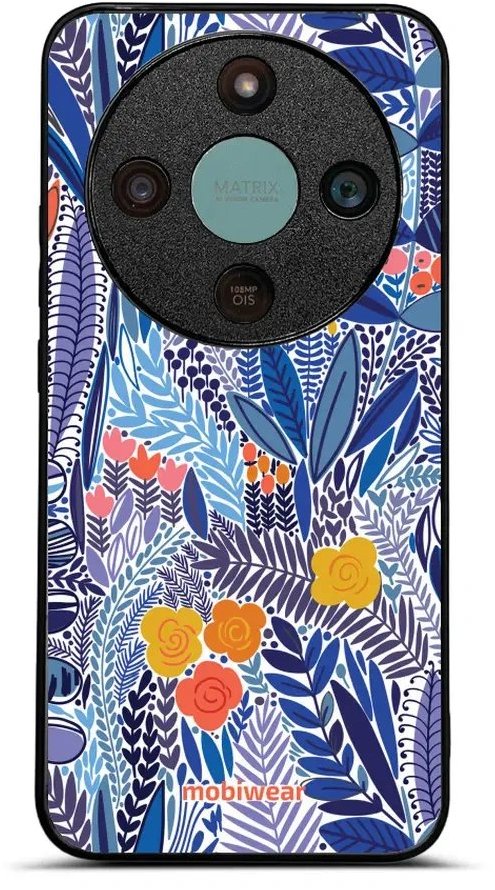 Mobiwear Lesklé pouzdro Glossy pro Honor Magic 8 Lite - G037G květena