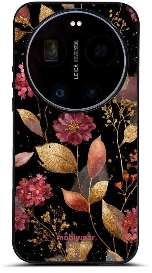 Mobiwear Lesklé pouzdro Glossy pro Xiaomi 17 Ultra - G171G zlatavé lístky