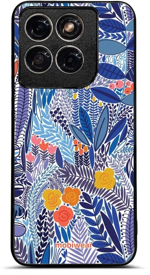 Mobiwear Lesklé pouzdro Glossy pro Motorola Edge 70 Fusion - G037G květena