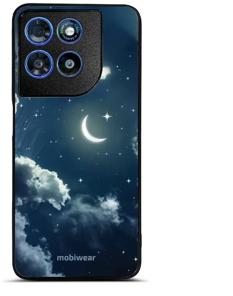 Mobiwear Lesklé pouzdro Glossy pro Motorola Moto G57 Power - G048G noční obloha