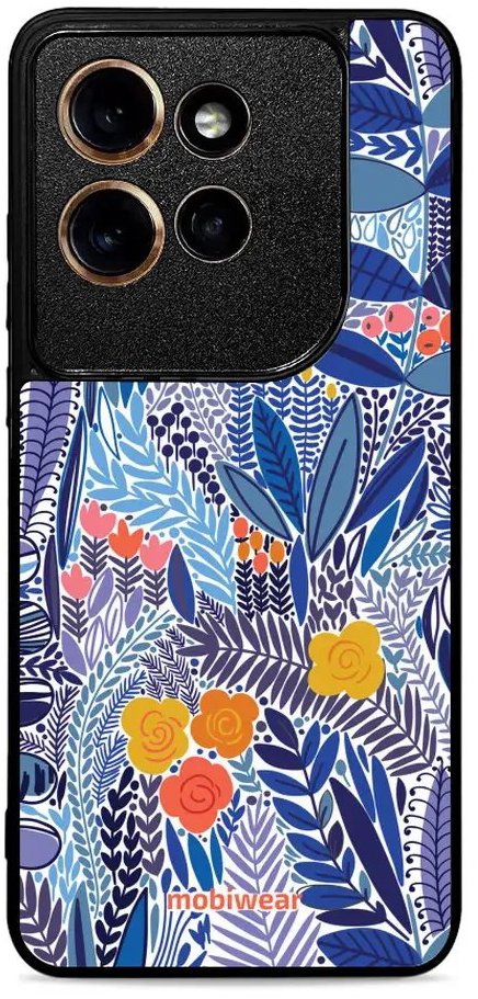 Mobiwear Lesklé pouzdro Glossy pro Motorola Edge 60 Neo - G037G květena