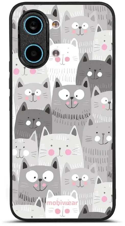 Mobiwear Lesklé pouzdro Glossy pro POCO X8 Pro Max - G045G kočičky