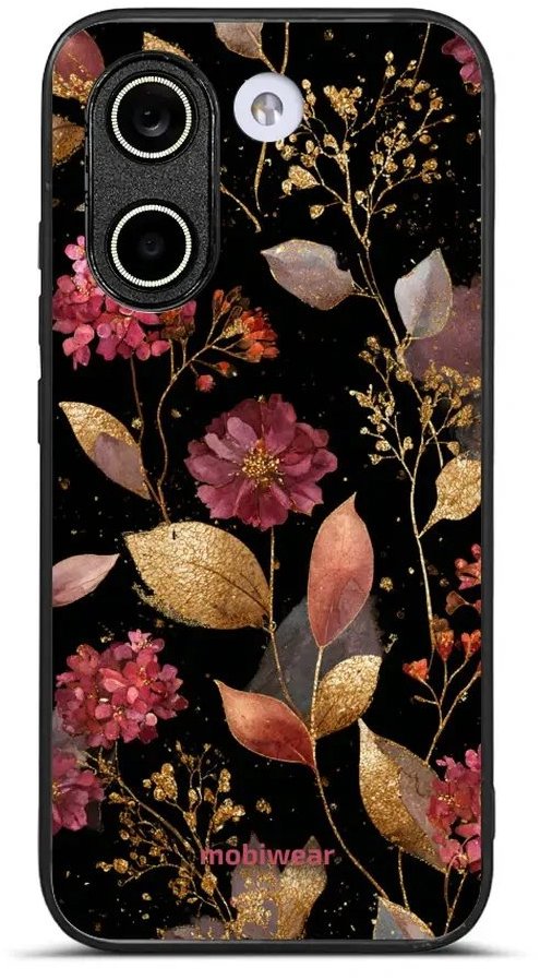 Mobiwear Lesklé pouzdro Glossy pro POCO X8 Pro - G171G zlatavé lístky