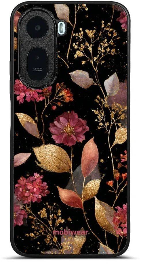 Mobiwear Lesklé pouzdro Glossy pro Xiaomi Redmi A7 Pro - G171G zlatavé lístky