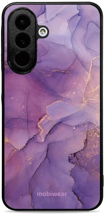 Mobiwear Lesklé pouzdro Glossy pro Samsung Galaxy A27 - G050G fialový mramor